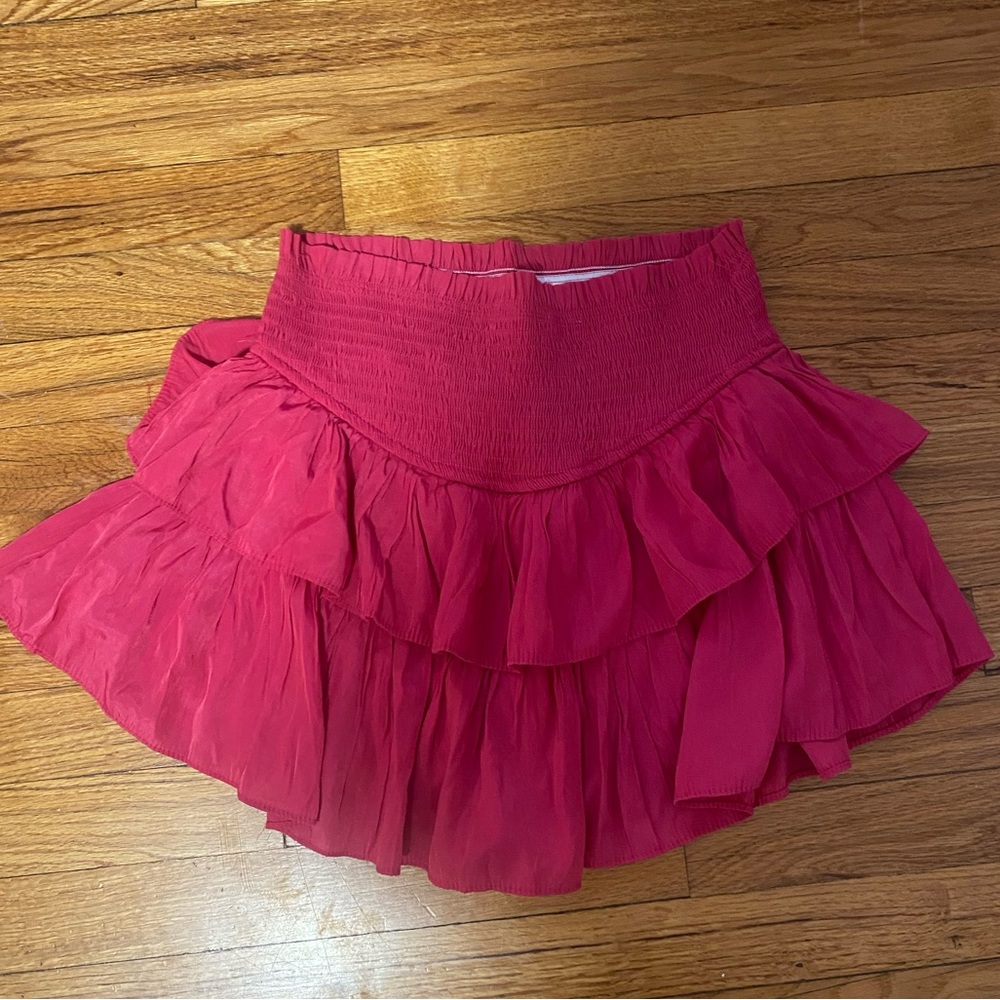 the impeccable pig pink mini skirt